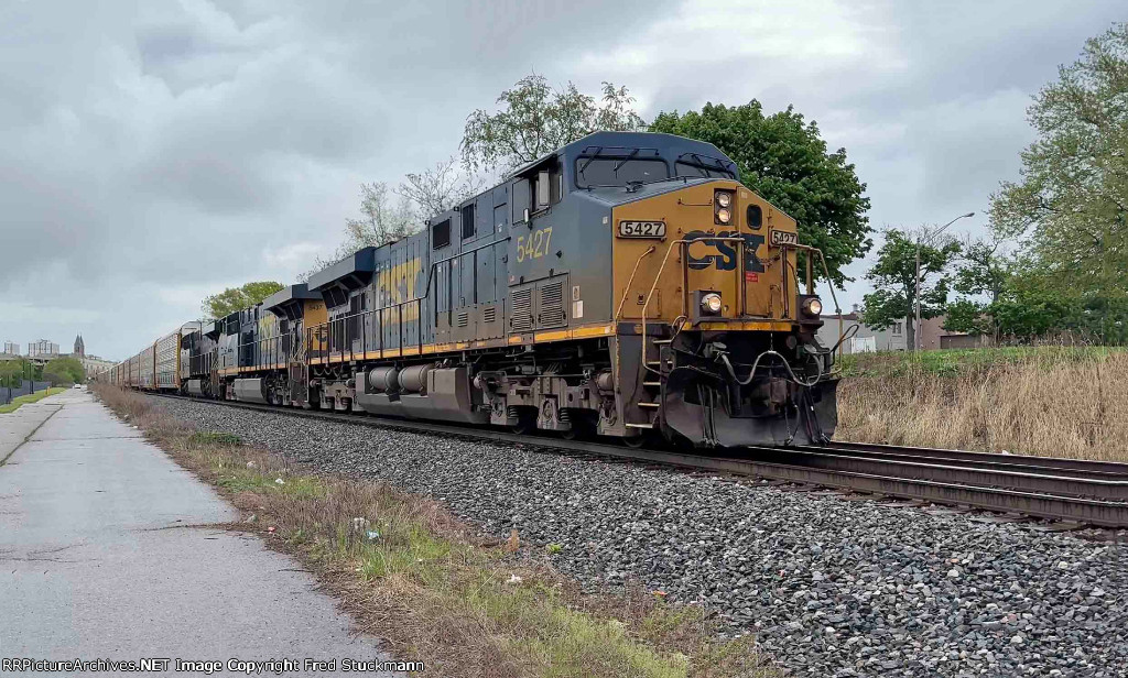 CSX 5427 leads M277.